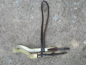 UUSI joustorintaremmi ruskeilla nahkaosilla, PONY