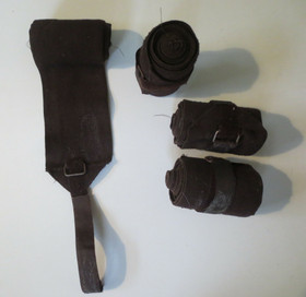 Ruskeat joustopintelit 4 kpl