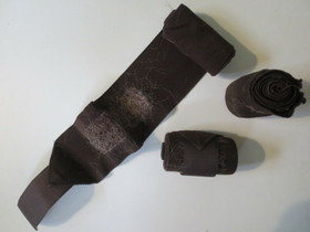 Ruskeat joustopintelit 3 kpl leveillä tarroilla