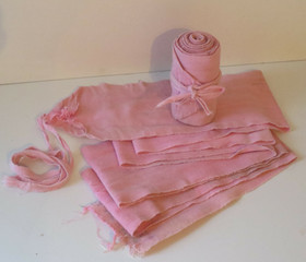 Vaaleanpunaiset vanhanajan narupintelit 2 kpl