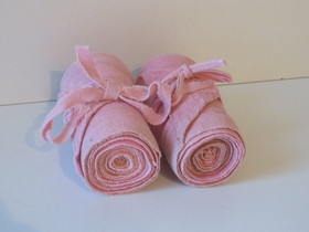 Vaaleanpunaiset vanhanajan narupintelit 2 kpl