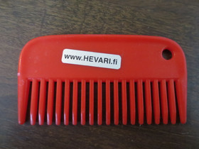 Muovinen punainen harjakampa  1 kpl, erilaisia
