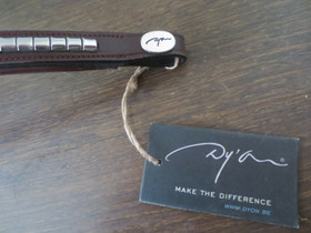 UUSI Dyon punaruskea otsapanta hopeaklinkkereillä 43 cm