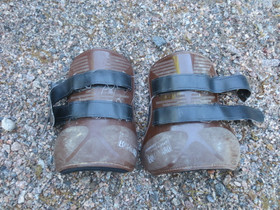 Equi-Guard jännesuojat tarroilla, ruskeat COB