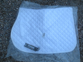 UUSI Horze Supreme valkoinen satulahuopa FULL