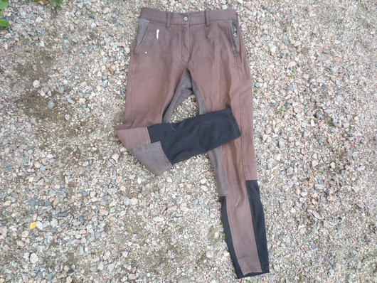 Pessoa tummanruskeat kokopaikkaiset ratsastushousut 36