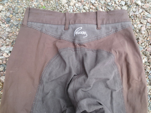 Pessoa tummanruskeat kokopaikkaiset ratsastushousut 36