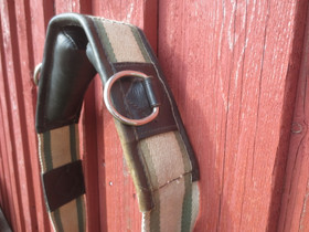 Loimivyö/ratsastusvyö/juoksutusvyö vihreä-valkoinen 220 cm