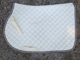 Horze Chooze vaalean kerman värinen neliöhuopa, estemalli FULL