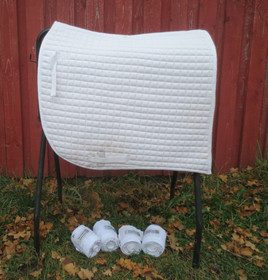 Valkoinen kouluhuopa ja pinteli setti FULL