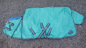 Horze mintunvihreä ulkotoppaloimi 130 cm 100-150 g toppauksella