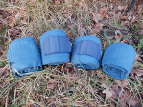 Pirteän siniset fleecepintelit 4 kpl