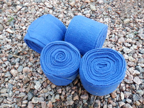 Pirteän siniset fleecepintelit 4 kpl