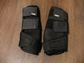 Horze mustat neopreenisuojat, L koko