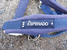 Esperado tummansininen riimu pehmustetulla niskalla ja turpaosalla COB