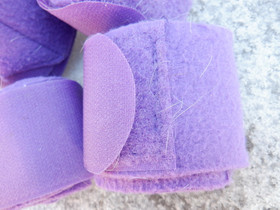 Shetlanninponin liilat fleecepintelit 4 kpl