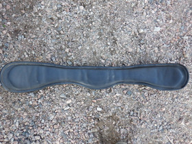 Albionin nahkainen, musta anatominen koulusatulavyö 62 cm