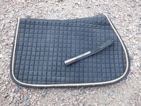 Equiline musta flättäri satulahuopa COB