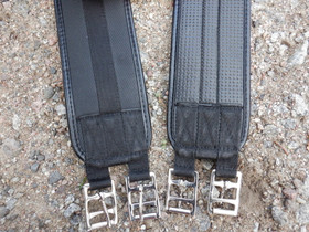 Anatominen musta neopreeninen satulavyö 130 cm