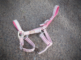 Vaaleanpunaraidallinen nylonriimu COB