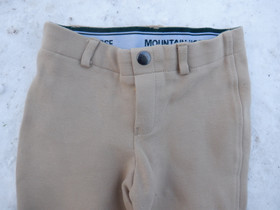 Mountain Horse 120 cm vaalean beiget ratsastushousut polvipaikoilla 