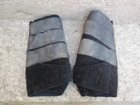 Mustat neopreenisuojat, L koko