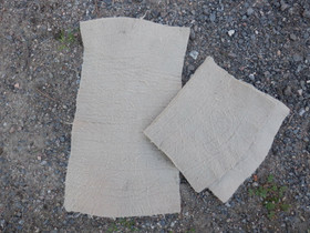 Pintelinaluset huopakangas tyyppistä materiaalia, beiget 4 kpl 