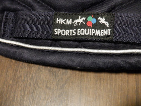 UUSI Tummansininen koulusatulahuopa hopeisella koristenyörillä FULL