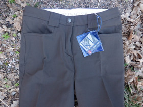 UUDET Kingsland XS tummanruskeat ratsastushousut kangaspolvipaikoilla