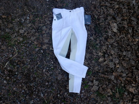 UUDET Kingslandin S koon valkoiset ratsastushousut kokopaikoilla