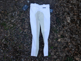 UUDET Kingslandin S koon valkoiset ratsastushousut kokopaikoilla