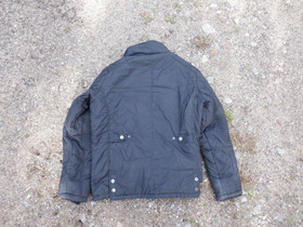 JH Collection musta  kevyttoppatakki L