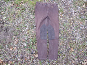 Eurohunter ruskeat ratsastushousut polvipaikoilla 160 cm?