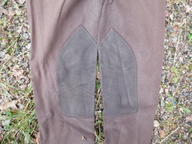 Eurohunter ruskeat ratsastushousut polvipaikoilla 160 cm?