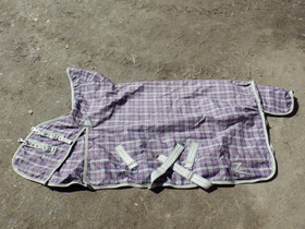 Liilaruudullinen Horzen highneck vuoreton sadeloimi 115 cm