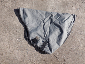 Harmaa fleecevuorellinen kaulakappale sadeloimeen S