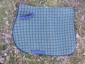 Satulahuopa, yleissatulaan sinivihreäruudullinen FULL