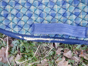 Satulahuopa, yleissatulaan sinivihreäruudullinen FULL