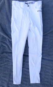 UUDET Kingslandin 36 koon valkoiset ratsastushousut kokopaikoilla