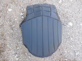 Racesafe musta palaturvaliivi lasten XL koko, short/standard back