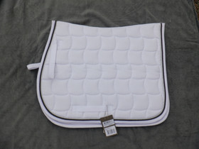 UUSI Esperado valkoinen satulahuopa yleisatulaan FULL