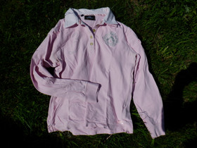 HV Polo vaaleanpunainen pitkähihainen kauluspaita XL