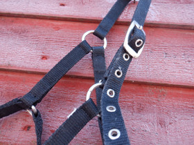 Musta nyloninen varsa/shettisriimu