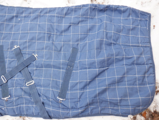 Sininen Horse Comfort sisätoppaloimi, n. 50-100 g täyte 145 cm