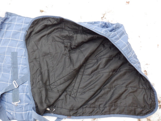 Sininen Horse Comfort sisätoppaloimi, n. 50-100 g täyte 145 cm