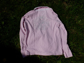 HV Polo vaaleanpunainen pitkähihainen kauluspaita XL