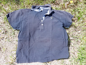 CRW tummansininen pikeepaita lyhyillä hihoilla XL