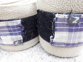 Horzen vaalean beiget fleecepintelit 4 kpl