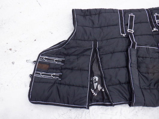 Musta sisätoppaloimi mahaläpällä, n. 300 g, 165 cm