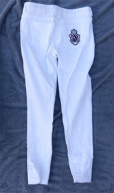 UUDET Kingsland S-koon valkoiset ratsastushousut kangaspolvipaikoilla